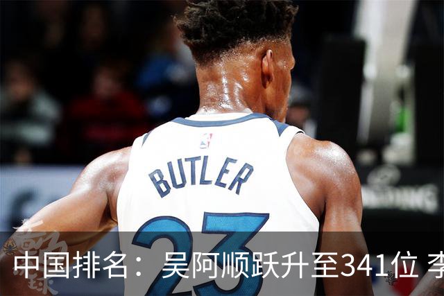 中国排名：吴阿顺跃升至341位 李昊桐彭博上升
